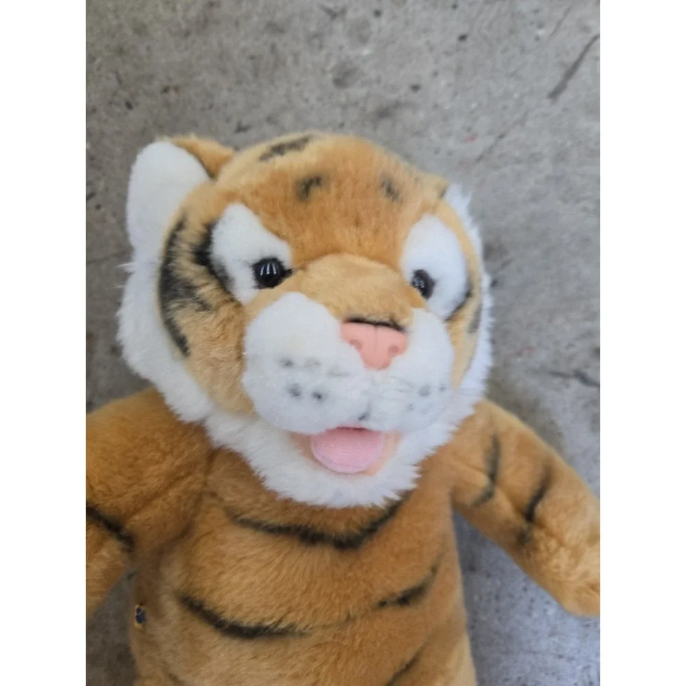 Build-A-Bear Bengal Tiger St. Louis Zoo Exclusive Retired Rare Open Mouth Plush